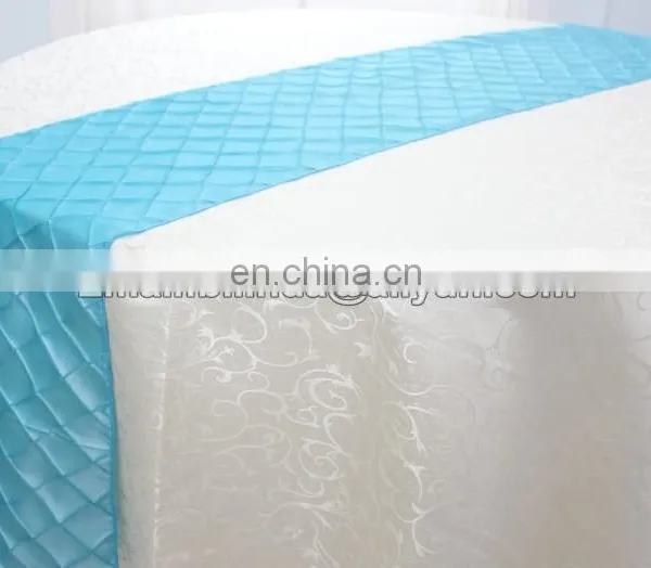 Good Cheap Pintuck Table Runner for Wedding photo-5
