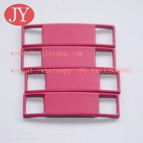 Jiayang Rectangle Metal Blank Shoelace Paracord Bracelet Charm photo-5