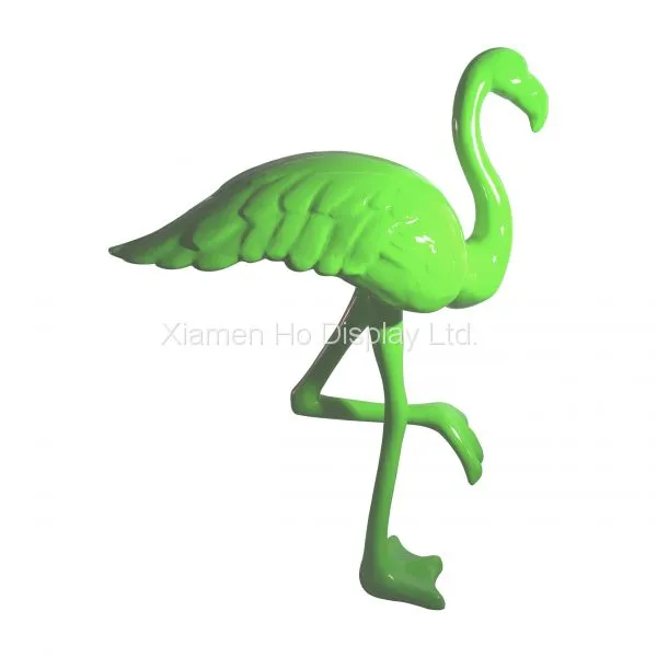 Ho Display Garden Ornaments Life Size Fiberglass Flamingo Statue photo-3