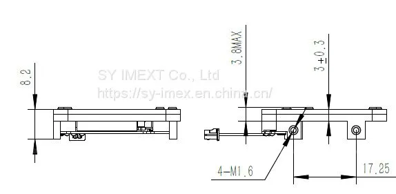 MX-SU-001 Механический инфракрасный термографический затвор, типа флаг, бесплатная доставка, нет ограничения по минимальному заказу
