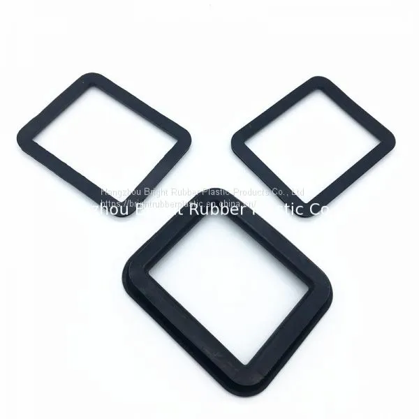 Customized Black High Quality IATF16949 Rubber Door Rectangle Gasket For Sealing Use photo-2