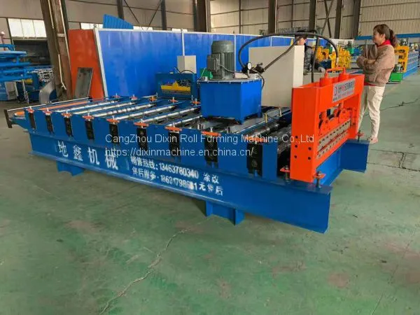 Trapezoidal Sheet Roof Tile Wall Panel Roll Forming Machine Manufacturer photo-3