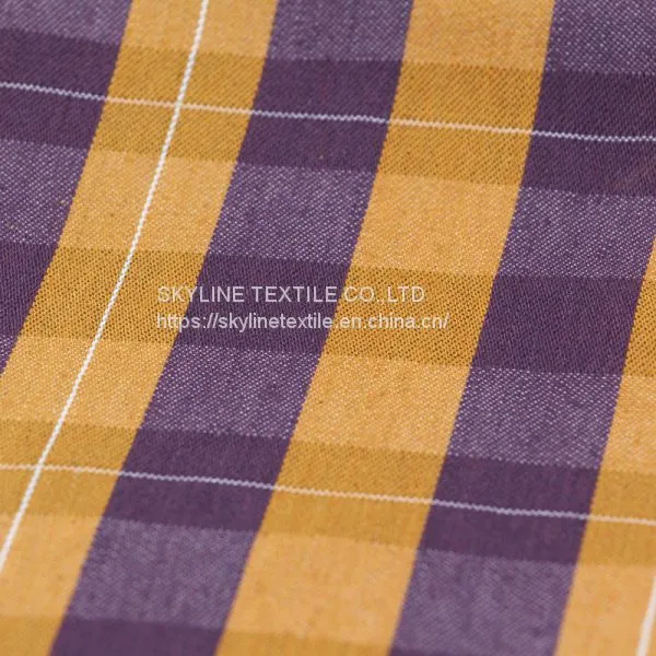 Colored Plaid Twill Fabric Plaid Twill Fabric Manufacturer Colored Twill Fabric photo-2