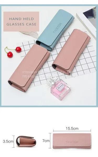 Crush-resistant and Fashionable Sunglasses Case; Women’s Portable Sunglasses Case photo-3