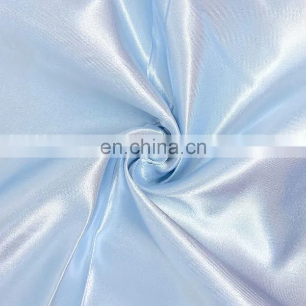 Wholesale High Quality 92% Polyester 8% Elastic Stretch Shiny Satin Polyester Spandex Fabric for Dress photo-5