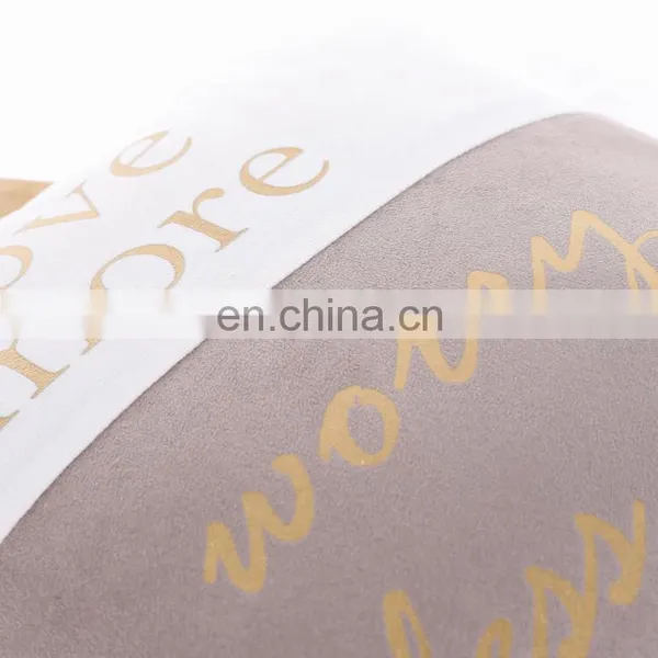 18 Inch Quote Words Square Decorative Linen Cushion Cover Throw Pillowcase for Couch photo-4