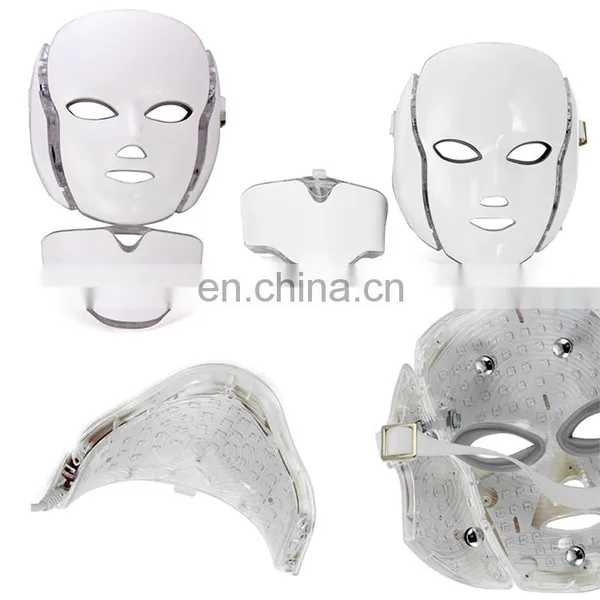 YK-L01 7 Colors Infrared Light Face and Neck Whitening Facial Mask Face Lifting LED Light Therapy Mask photo-6