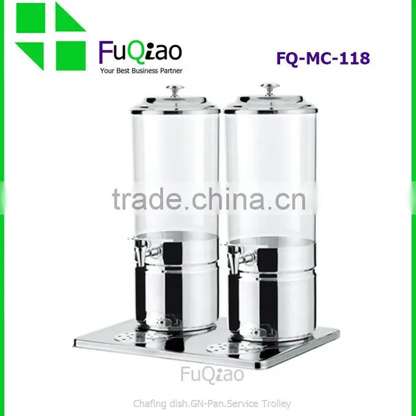 Wholesale Stainless Steel Double Tanks 18 L Commercial Cold Juice Dispenser/cold Beverage Dispenser photo-2