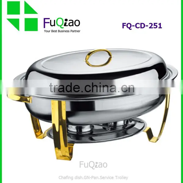 Restaurant & Hotel Supplies Catering Tray Food Warmer Chafer Oval Buffet Servers