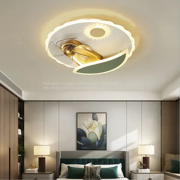 Smart Color Ceiling Fan Light With Colored Light