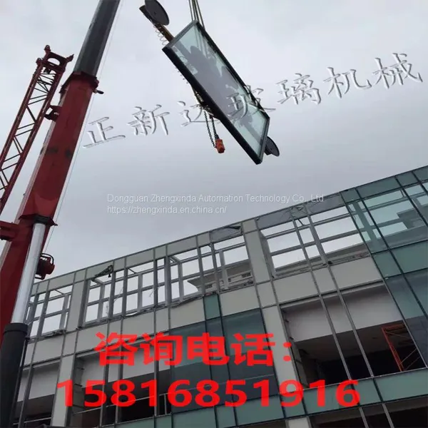 Zhengxinda 2200kg Electric Suction Cup Pneumatic Turnover Crane Vacuum Spreader Large Glass Suction Crane photo-5