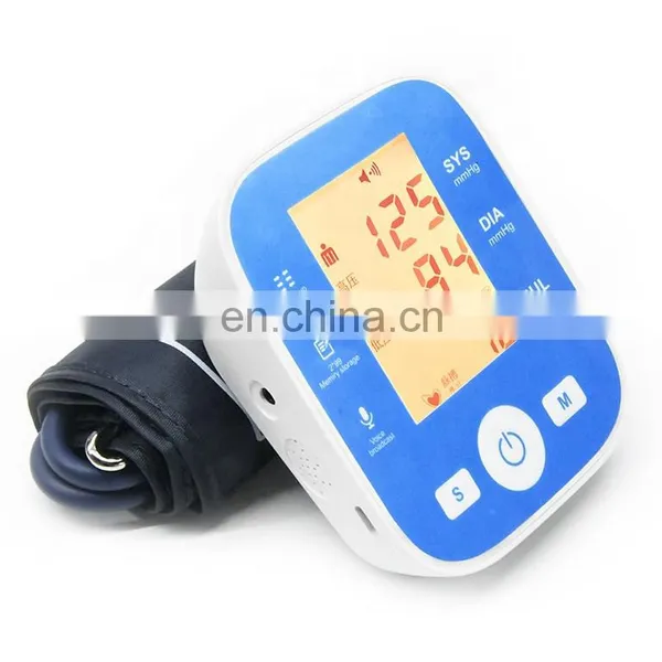 Good Quality Arm Type Digital Electronic Blacklit Blood Pressure Monitor With Voice Function BP Monitor photo-2