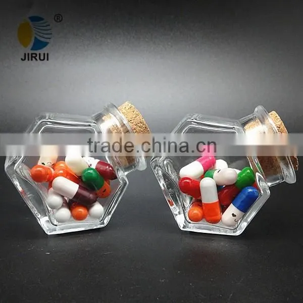 Glass Candy Jar With Cork & Glass Gift Jar photo-2