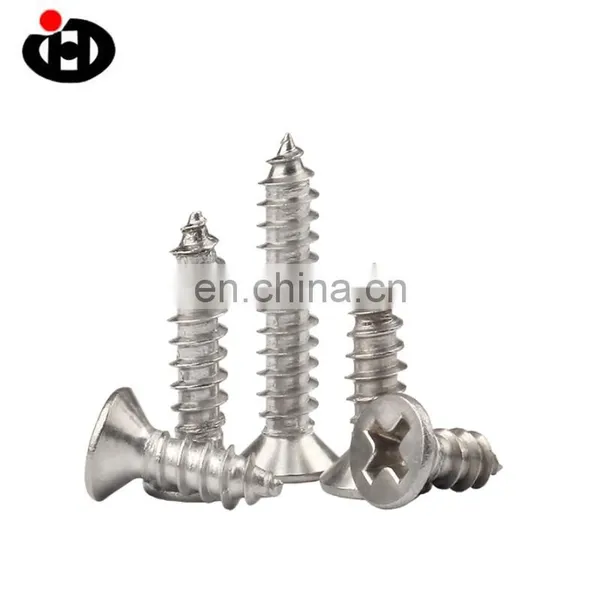 High Quality Flat Countersunk Head Self-tapping 1mm Screws Cross Recessed Wood Screws photo-5