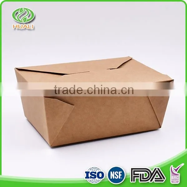 New Eco-friendly Disposable Lunch Paper Food Box in Custom photo-2