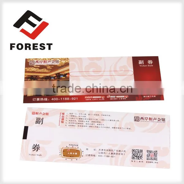 Facotry Supplies Printable Movie Tickets, Concert Ticket Printing photo-4