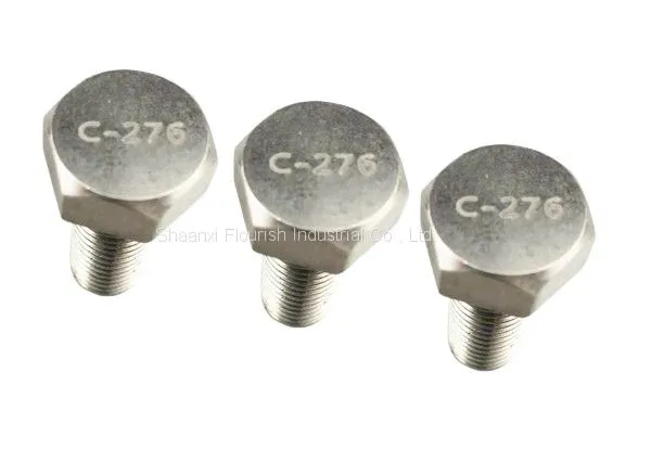 Custom C276 Hastelloy Hex Head Bolt Corrosion Resistant Natural Finish Non Standard photo-3