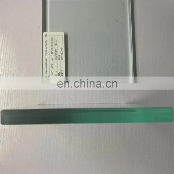 6+4mm Laminated Tempered Glass Heat Strengthened Safety Glass PVB Laminated Glass photo-4
