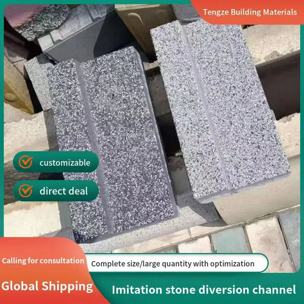 Imitation Stone Stone Road Stone PC Flat Stone Concrete Brick Quartz Brick Pervious Brick Dutch Brick Imitation Marble Through Body Brick photo-3
