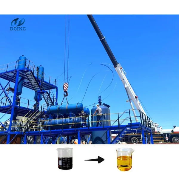 Overall Services Waste Motor Engine Oil to Diesel Distillation Machine Waste Oil Distillation Plant photo-5