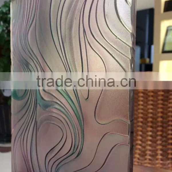 Ultra Clear Patterned Float Glass for Washroom photo-5