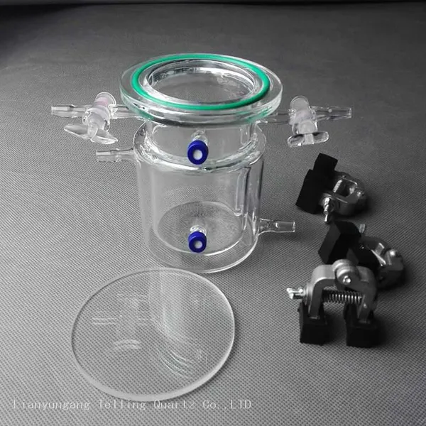 Quartz Glass Reactor Photocatalytic Reactor With Uv Penetration Vacuum Quartz Reactor photo-4