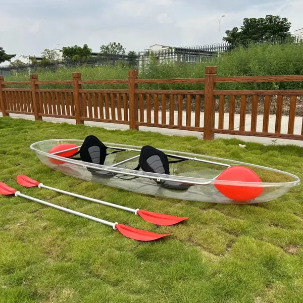 2 People Strong Transparent Kayat With Airbag, Paddle, Seats for Tourism & Photography Industry photo-4