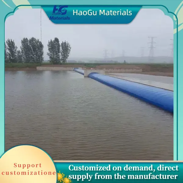 Sail-Type Rubber Dam Low-Profile Inflatable Rubber Dam photo-5