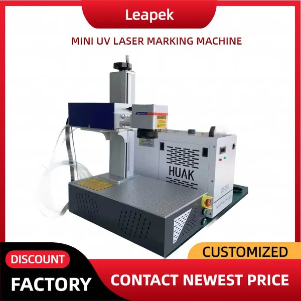 UV Laser Printing Marking Machine Portable Mini Desk UV Laser Engraver for Plastic Package Glass Credit Card