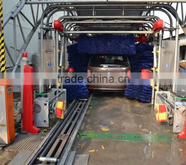 12Brushes Tunnel, Brush Car Wash, Tunnel Car Wash Equipment GT-R800 49000USD 12Brushes Wheel Wash Chassis Washing Polish photo-3