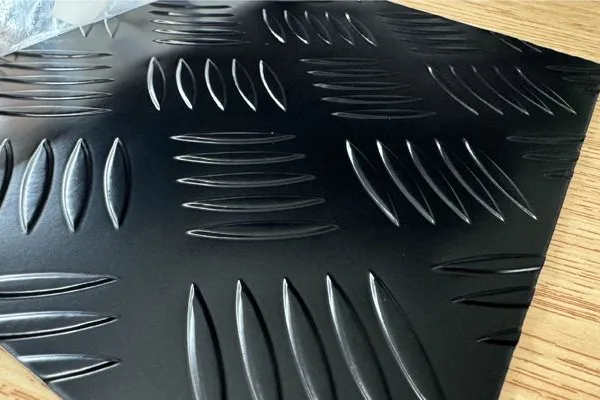 Black Aluminum Diamond Plate 0.025