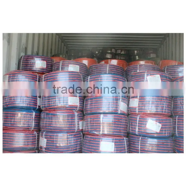 Flexible 3/16'' R Grade Rubber Twin Line Welding Hose for Gas Soldering photo-4