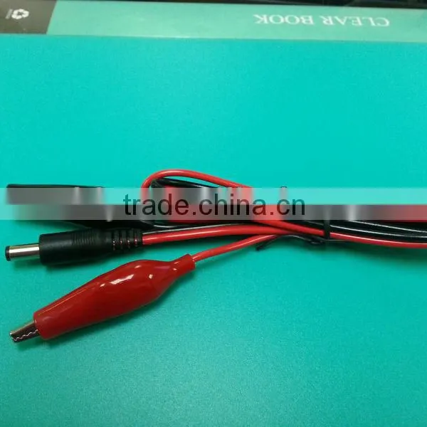 17/0.16 BC Conductor Copper 2C Cable With DC Plug to 5A Aligator Clip photo-2