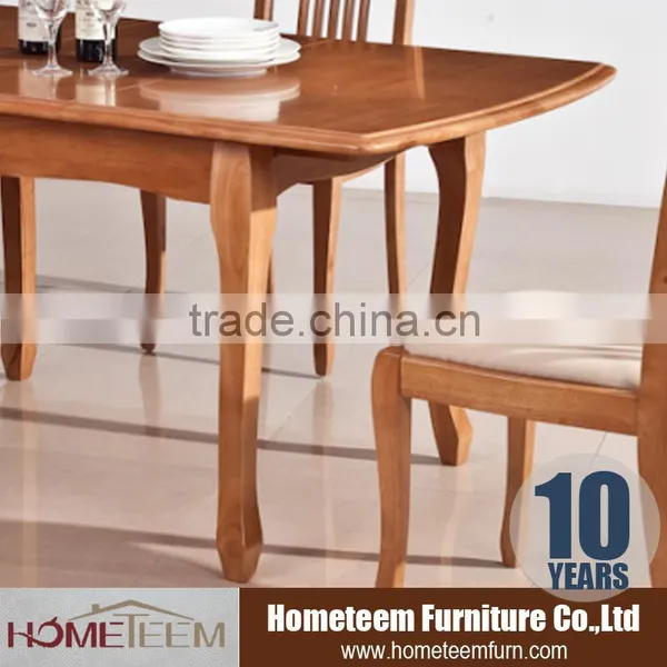 Classic Expanding Dining Table Wood Furniture Feet photo-5