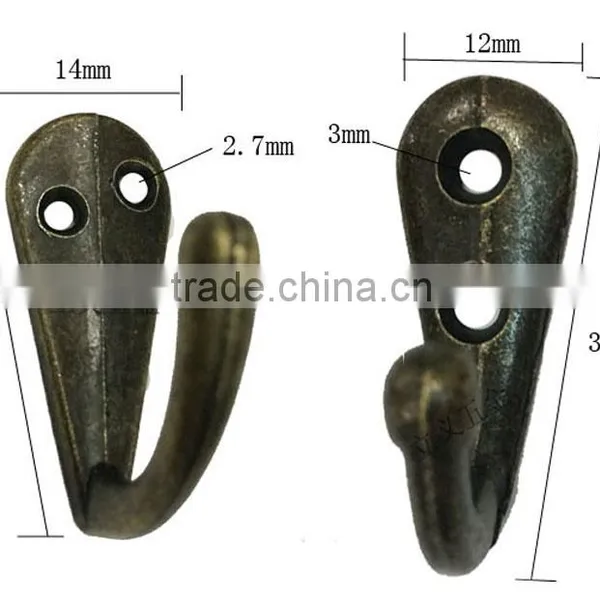 Zinc Alloy Hooks Hanger Antique Crafts Accessories