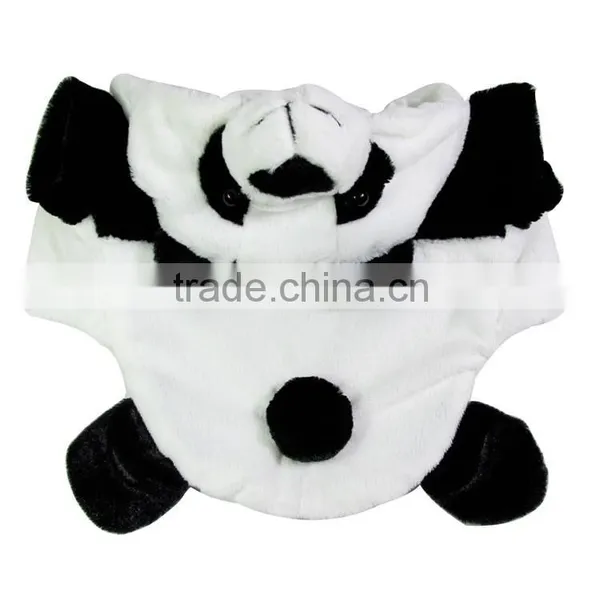 3D Dog Panda Clothes With Shorn Velvet Material and Rhombic Cotton-padded Lining Fit for Autumn and Winter photo-2