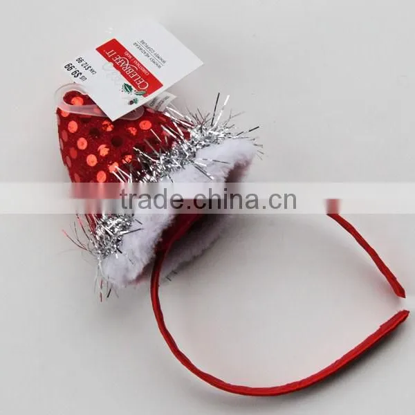 Fashion Fashion Santa Hat Hairbands Headbands for Christmas