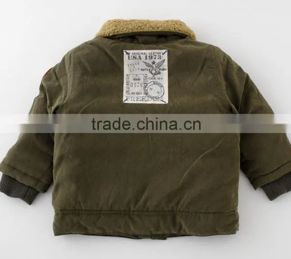Japanese Wholesale Products High Quality Cute New Born Babies Clothes Jacket for Boys Children Winter Garment photo-3