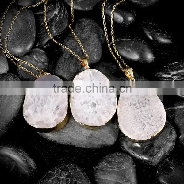 Popular Elegant White Natural Stone Wholesale Fashion Jewelry photo-2