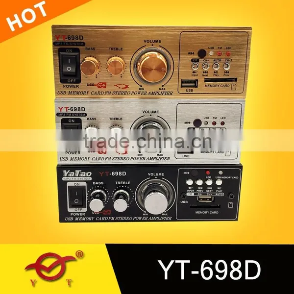 Professional High Power Amplifier Model 600w for Speaker System YT-698D With Usb/sd Three Colour photo-5