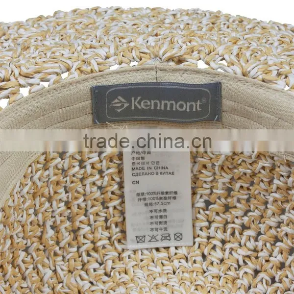 Handmade New Custom Short Birm Straw Boater Hat photo-6