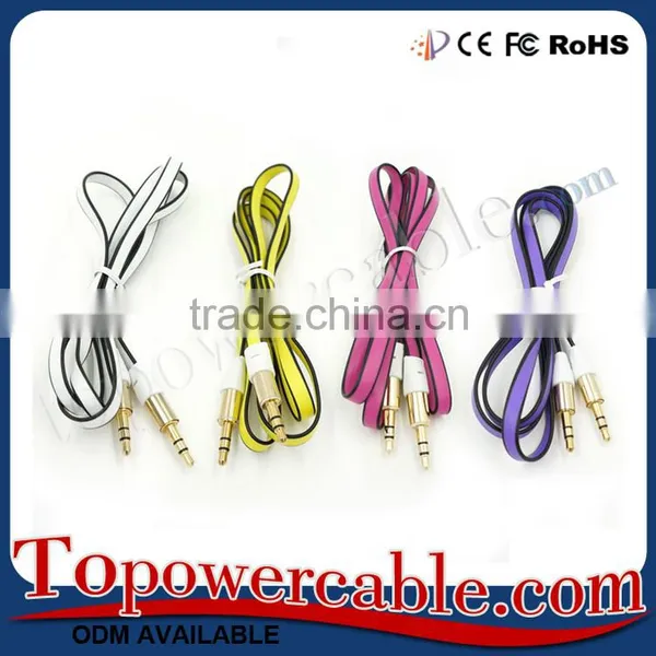 2016 Premium Car Accessories AUX Audio Stereo Cables Cord Low Price in China photo-2
