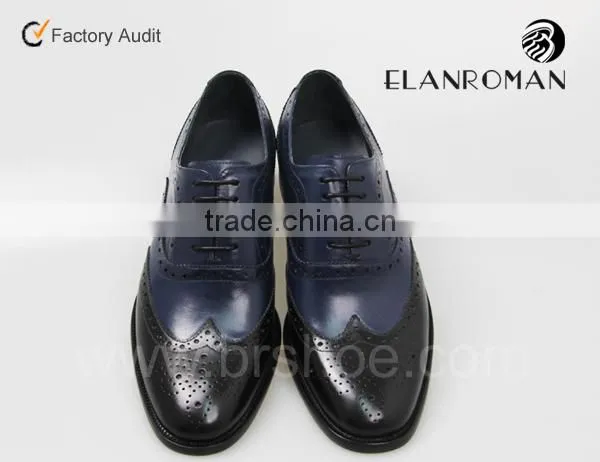 Newest Brogue Genuine Leather Men Shoes photo-2