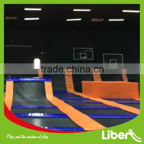 With Spider Tower Blue Color Safe High Quality Big Commercial Trampoline For Adults Indoor Trampoline Park photo-4