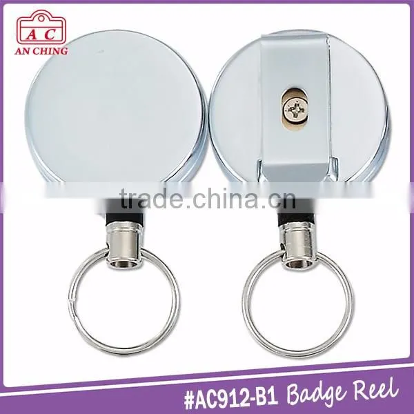 Expoxy Sticker on Locking Reel Badge Avaialbe With Key Chain photo-3