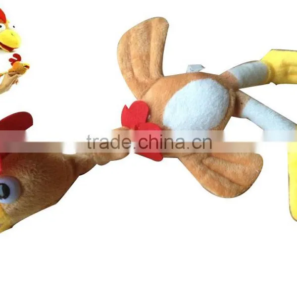 Flying Chicken, Plush Slingshot Flying Animal With Screaming