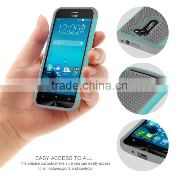 Keno Heavy Duty Rugged Back Cover For Asus Zenfone 2E Hybrid Phone Case photo-2