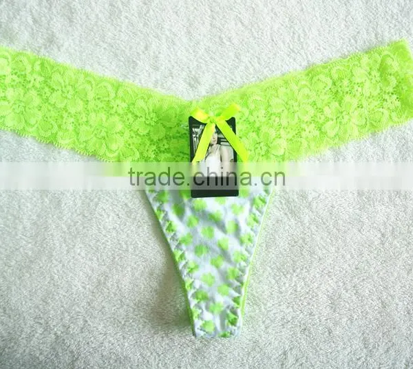 Panties Supplier Cotton Sexy Thongs for Women photo-5