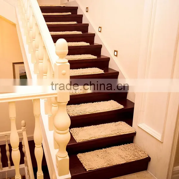 Deluxe Soft Absorbent Superfine Fiber Material Chenille Stairway Rugs