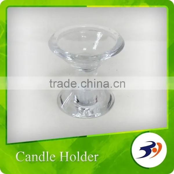 Modern Clear Glass Candle Holder With Lid photo-5